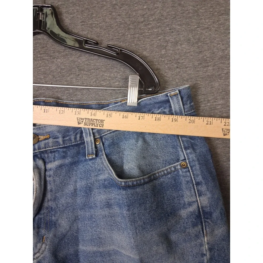 Carhartt Mens‎ Jeans 40x30 Blue B460 DVB Denim Relaxed Fit Workwear Classic